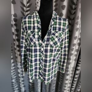 Button up hoodie